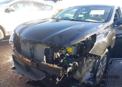 2015 Hyundai Sonata Hybrid Limited из США, поврежденный, VIN KMHEC4A47FA124593